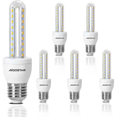 Aigostar Lâmpada LED Quente 8W E27 - Economia de energia Aigostar Lâmpada LED Quente 8W E27 - Economia de energia