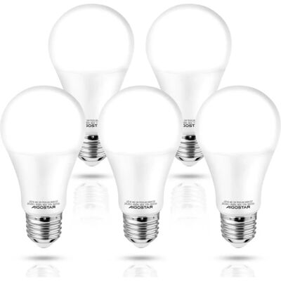 Ampoule LED A5 A60 de Aigostar - Économie d'énergie, Longue durée, Blanc chaud - Publicité Ampoule LED A5 A60 de Aigostar - Économie d'énergie, Longue durée, Blanc chaud - Publicité
