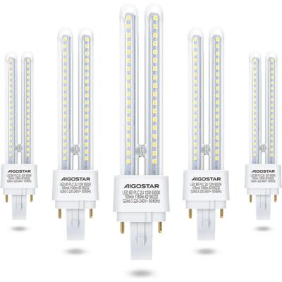 AIGOSTAR - G24d-3 PL-C 12W - 6400K - LED bulb AIGOSTAR - G24d-3 PL-C 12W - 6400K - LED bulb