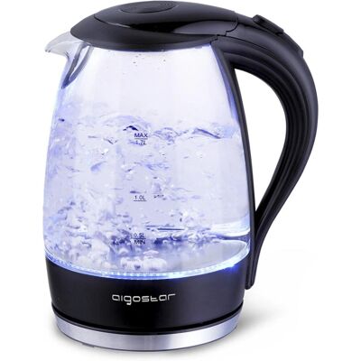 Aigostar - Adam 30khh - Glass - 1.7L - Electric Kettle Aigostar - Adam 30khh - Glass - 1.7L - Electric Kettle
