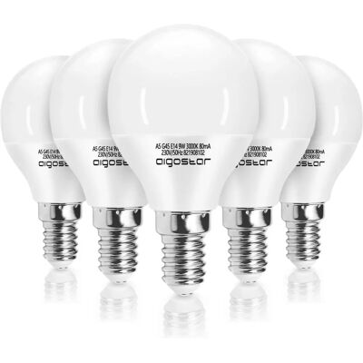 Lâmpada LED Pequena E14 Branca Quente Lâmpada LED Pequena E14 Branca Quente