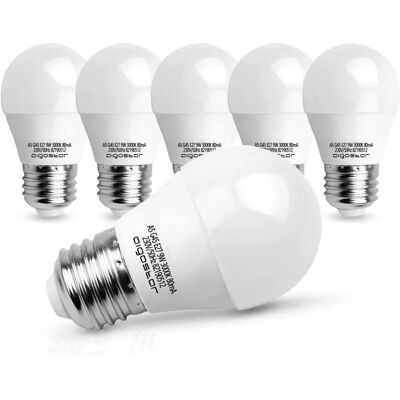 Aigostar LED G45 9W Branco Quente E27 - 175° 675lm Aigostar LED G45 9W Branco Quente E27 - 175° 675lm