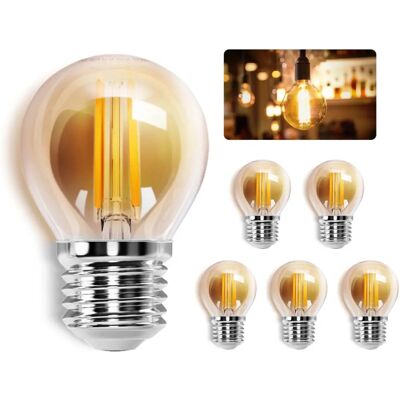 AIGOSTAR Vintage LED Glühbirne G45 4W E27 Warmlicht AIGOSTAR Vintage LED Glühbirne G45 4W E27 Warmlicht