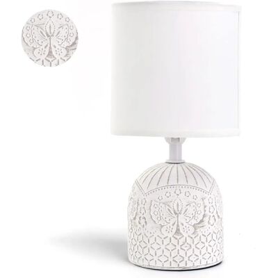AIGOSTAR Ceramiczna lampa stołowa - Nowoczesny vintage do wnętrza AIGOSTAR Ceramiczna lampa stołowa - Nowoczesny vintage do wnętrza