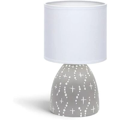 AIGOSTAR Lampada da Tavolo in Ceramica - Vintage Moderno E14 AIGOSTAR Lampada da Tavolo in Ceramica - Vintage Moderno E14