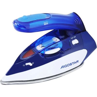 Plancha de Viaje AIGOSTAR - 1100W, 80ml, Asa Plegable - Plancha de Viaje Plancha de Viaje AIGOSTAR - 1100W, 80ml, Asa Plegable - Plancha de Viaje