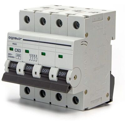 AIGOSTAR - 63A - 4P Curve C - Circuit breaker AIGOSTAR - 63A - 4P Curve C - Circuit breaker