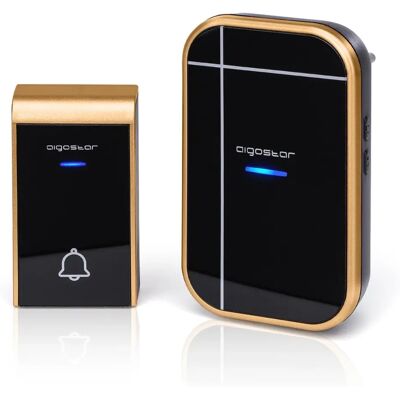 Sonnerie sans fil Aigostar Mod.1 Étanche jusqu'à 150m - 36 sonneries - 3 volumes - Publicité Sonnerie sans fil Aigostar Mod.1 Étanche jusqu'à 150m - 36 sonneries - 3 volumes - Publicité