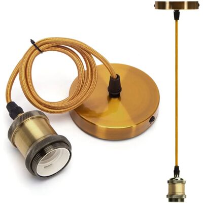 AIGOSTAR Vintage Metal E27 Luminária Suspensa - Iluminação Interna AIGOSTAR Vintage Metal E27 Luminária Suspensa - Iluminação Interna