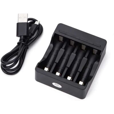 Chargeur de Batteries AIGOSTAR - 4 emplacements universels Ni-MH/Ni-Cd AA/AAA Chargeur de Batteries AIGOSTAR - 4 emplacements universels Ni-MH/Ni-Cd AA/AAA