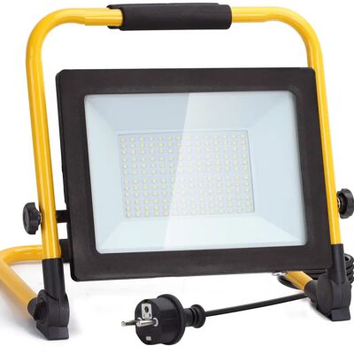 Aigostar Luz de trabalho 100W IP65 Giratória ao ar livre LED Aigostar Luz de trabalho 100W IP65 Giratória ao ar livre LED