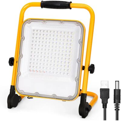 Aigostar W pełni naładowany 100W LED reflektor - Przenośny, Regulowany, Wodoodporny Aigostar W pełni naładowany 100W LED reflektor - Przenośny, Regulowany, Wodoodporny