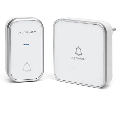 Draadloze deurbel Aigostar - IP65 Waterdicht, 150m Bereik Draadloze deurbel Aigostar - IP65 Waterdicht, 150m Bereik