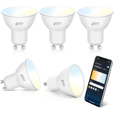 Lampadina LED Smart GU10 Aigostar - Controllo Wi-Fi & Colori Lampadina LED Smart GU10 Aigostar - Controllo Wi-Fi & Colori