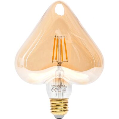 AIGOSTAR - Cuore Vintage - E27 - 4W - Lampadina AIGOSTAR - Cuore Vintage - E27 - 4W - Lampadina