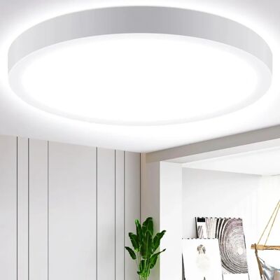 AIGOSTAR - Slim LED 24W - Branco - Ceiling Light AIGOSTAR - Slim LED 24W - Branco - Ceiling Light