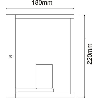 AIGOSTAR - Lámpara de pared - Negro - E27 - Lámpara de pared AIGOSTAR - Lámpara de pared - Negro - E27 - Lámpara de pared