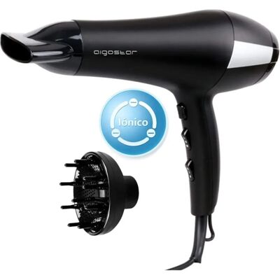 Asciugacapelli Ionico Monique di AIGOSTAR 2400W - 3 Impostazioni di Temperatura Asciugacapelli Ionico Monique di AIGOSTAR 2400W - 3 Impostazioni di Temperatura