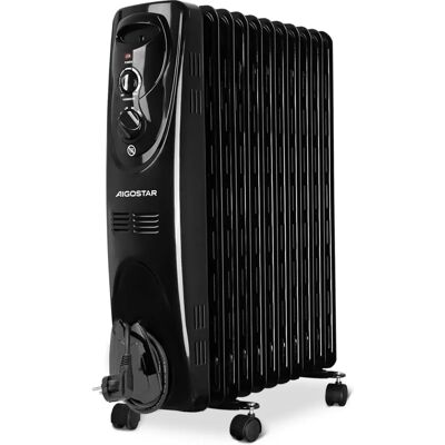 AIGOSTAR 33JIE Radiatore ad Olio - 11 Elementi 2300W Nero AIGOSTAR 33JIE Radiatore ad Olio - 11 Elementi 2300W Nero
