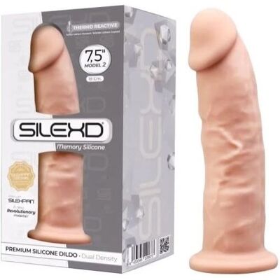 Dildo en silicone double densité Beige Silexd - 19 cm - Sextoys Dildo en silicone double densité Beige Silexd - 19 cm - Sextoys