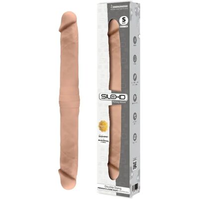 Silexd Dildo Double - 38 cm - Réaliste, Thermo-actif Silexd Dildo Double - 38 cm - Réaliste, Thermo-actif
