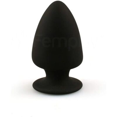 Silexd Plug Anal Double Densité Noir - Ø 4,8 cm Silexd Plug Anal Double Densité Noir - Ø 4,8 cm
