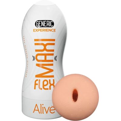 Alive Maxi Flex - Masturbateur Masculin - Ouverture Orale Réaliste - Réutilisable Alive Maxi Flex - Masturbateur Masculin - Ouverture Orale Réaliste - Réutilisable