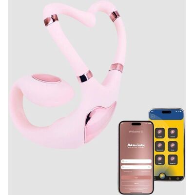 Adrien Lastic - Couple Secrets II Doppia Stimolazione Rosa - Vibrator for Couples Adrien Lastic - Couple Secrets II Doppia Stimolazione Rosa - Vibrator for Couples