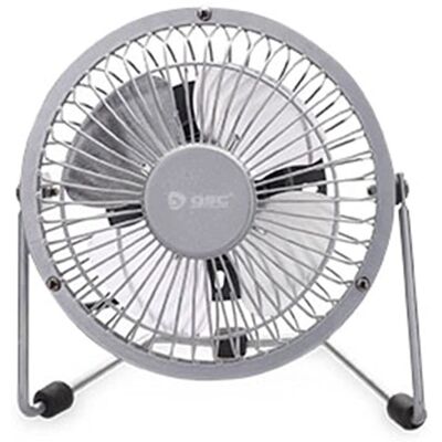 GSC Mini Ventilador de Escritorio - 3W Gris USB Ventilador Oscilante GSC Mini Ventilador de Escritorio - 3W Gris USB Ventilador Oscilante