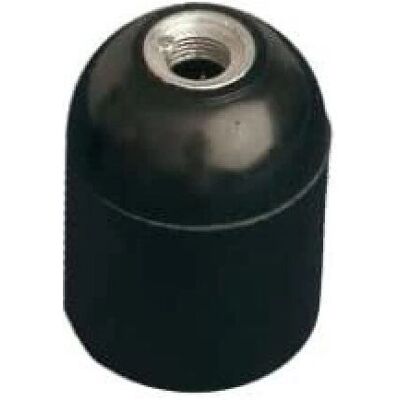 GSC Suporte de bakelite preto E27 GSC Suporte de bakelite preto E27