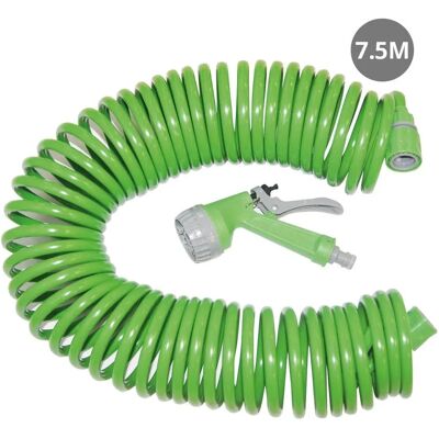 Kit de Manguera Espiral GSC 7.5M con Pistola 7 Funciones Kit de Manguera Espiral GSC 7.5M con Pistola 7 Funciones