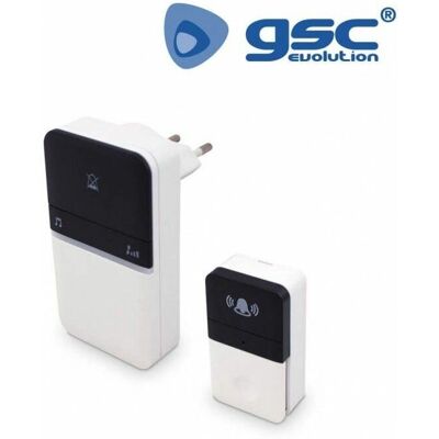 GSC Campanello Wireless - 16 Melodie - Portata 100m - Senza Batterie GSC Campanello Wireless - 16 Melodie - Portata 100m - Senza Batterie