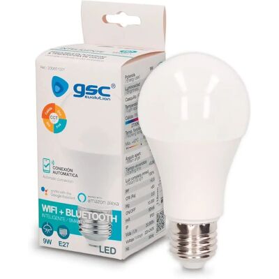 GSC 9W Smarte LED-Lampe - E27 Dimmbar Warm-Kaltweiß GSC 9W Smarte LED-Lampe - E27 Dimmbar Warm-Kaltweiß