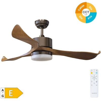 Ventilatore a soffitto GSC con telecomando 52" Motore DC Effetto legno Ventilatore a soffitto GSC con telecomando 52" Motore DC Effetto legno