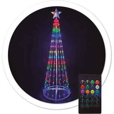 GSC Albero di Natale LED Intelligente Kiondo 1,5M Bluetooth RGB - Decorazioni Natalizie GSC Albero di Natale LED Intelligente Kiondo 1,5M Bluetooth RGB - Decorazioni Natalizie