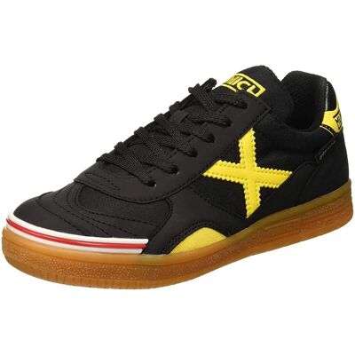 Chaussures Munich Gresca Enfant Noir Jaune - Football en salle Chaussures Munich Gresca Enfant Noir Jaune - Football en salle