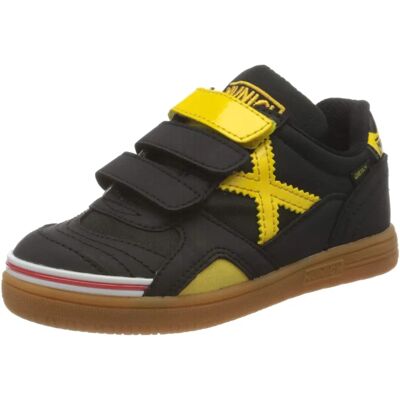 Munich Gresca Kid Velcro - Chaussures indoor de football - Noir Munich Gresca Kid Velcro - Chaussures indoor de football - Noir