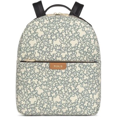 Mini Mochila Tous - Vinil, Casual, Bege e Preto - Mochila Mini Mochila Tous - Vinil, Casual, Bege e Preto - Mochila