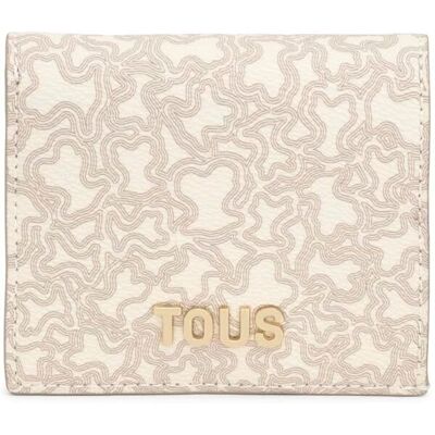 TOUS Geldbörse Xs Kaos Mini Lines beige - Geldbörse TOUS Geldbörse Xs Kaos Mini Lines beige - Geldbörse