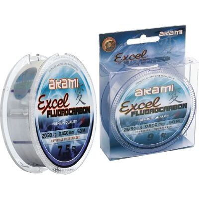 Akami Excel Fluorocarbon 50m - Ligne de pêche - Publicité Akami Excel Fluorocarbon 50m - Ligne de pêche - Publicité