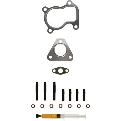 AJUSA JTC11006 - Turbocharger Mounting Kit with Seals, Oil Syringe - Repair Kit AJUSA JTC11006 - Turbocharger Mounting Kit with Seals, Oil Syringe - Repair Kit