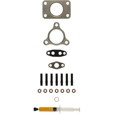 Kit de montage de turbocompresseur AJUSA JTC11350 - Avec studs, seringue à huile, joints Kit de montage de turbocompresseur AJUSA JTC11350 - Avec studs, seringue à huile, joints
