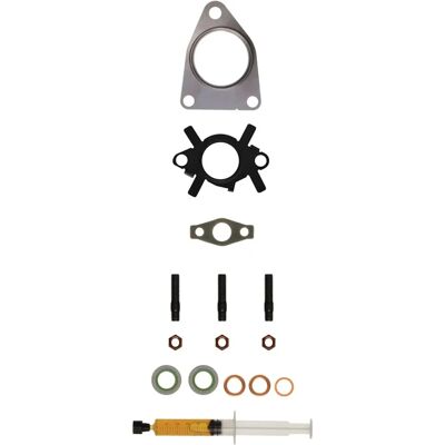Kit de turbocompresseur AJUSA JTC11432 - avec kit de montage, seringue d'huile Kit de turbocompresseur AJUSA JTC11432 - avec kit de montage, seringue d'huile