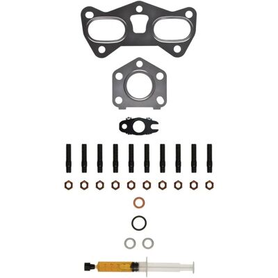 Kit de turbocompresor AJUSA JTC12058 - Con juntas, jeringa con aceite - FIAT Panda III Kit de turbocompresor AJUSA JTC12058 - Con juntas, jeringa con aceite - FIAT Panda III