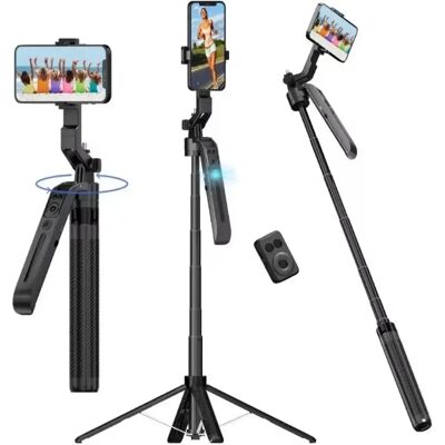 Ninguno - AutoFace360 - 32.5 cm a 180 cm Extensible - 360° Rotación - Trípode Ninguno - AutoFace360 - 32.5 cm a 180 cm Extensible - 360° Rotación - Trípode