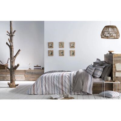NAF NAF Ethan Gris Housse de duvet - Linge de lit - Publicité NAF NAF Ethan Gris Housse de duvet - Linge de lit - Publicité