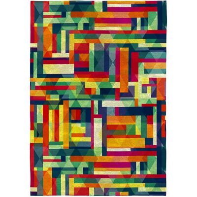 Alfombra Cromis Multicolor NAF NAF - Antideslizante, Fácil de limpiar, Hecho en España Alfombra Cromis Multicolor NAF NAF - Antideslizante, Fácil de limpiar, Hecho en España