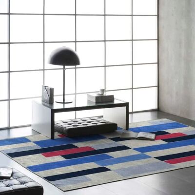 Tapis Sithe Multicolore NAF NAF - Décoratif, Antidérapant, Coton - Publicité Tapis Sithe Multicolore NAF NAF - Décoratif, Antidérapant, Coton - Publicité