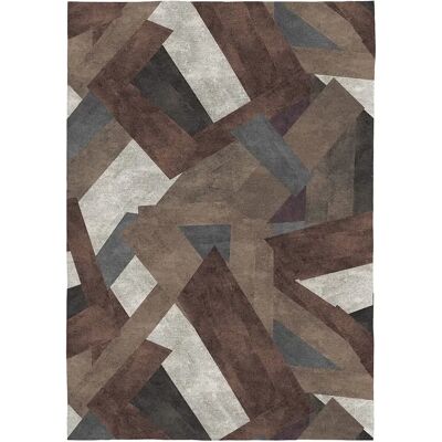 NAF NAF Tinza - Tapis marron moderne - Publicité NAF NAF Tinza - Tapis marron moderne - Publicité