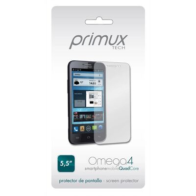 Primux - PTSCREO4 - 5.5'' - Plástico - Protector de pantalla Primux - PTSCREO4 - 5.5'' - Plástico - Protector de pantalla